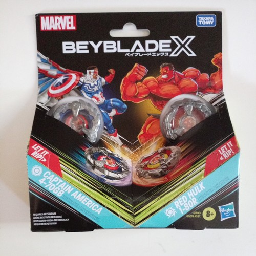 Beyblade marvel collab - marvel,